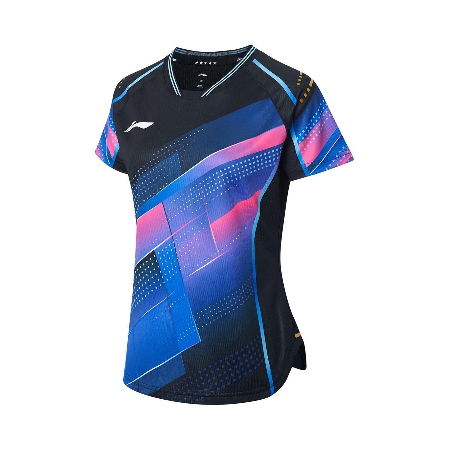 Tabletennis Women National-Team Competition Shirt Cyber - black - AAYT030-1