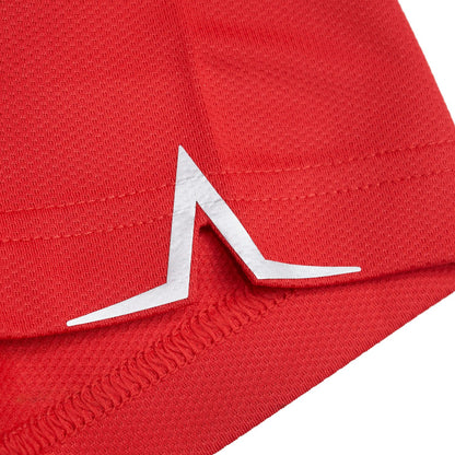Tabletennis Men Team Competition-Shirt Topspin - red-black - AAYT031-6