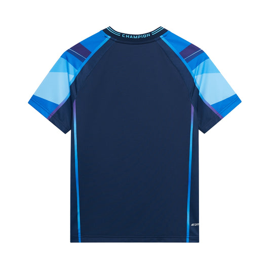 Tabletennis Kids National Team Competition-Shirt "Champion" - lightblue-turqouise-blue - AAYT034-2