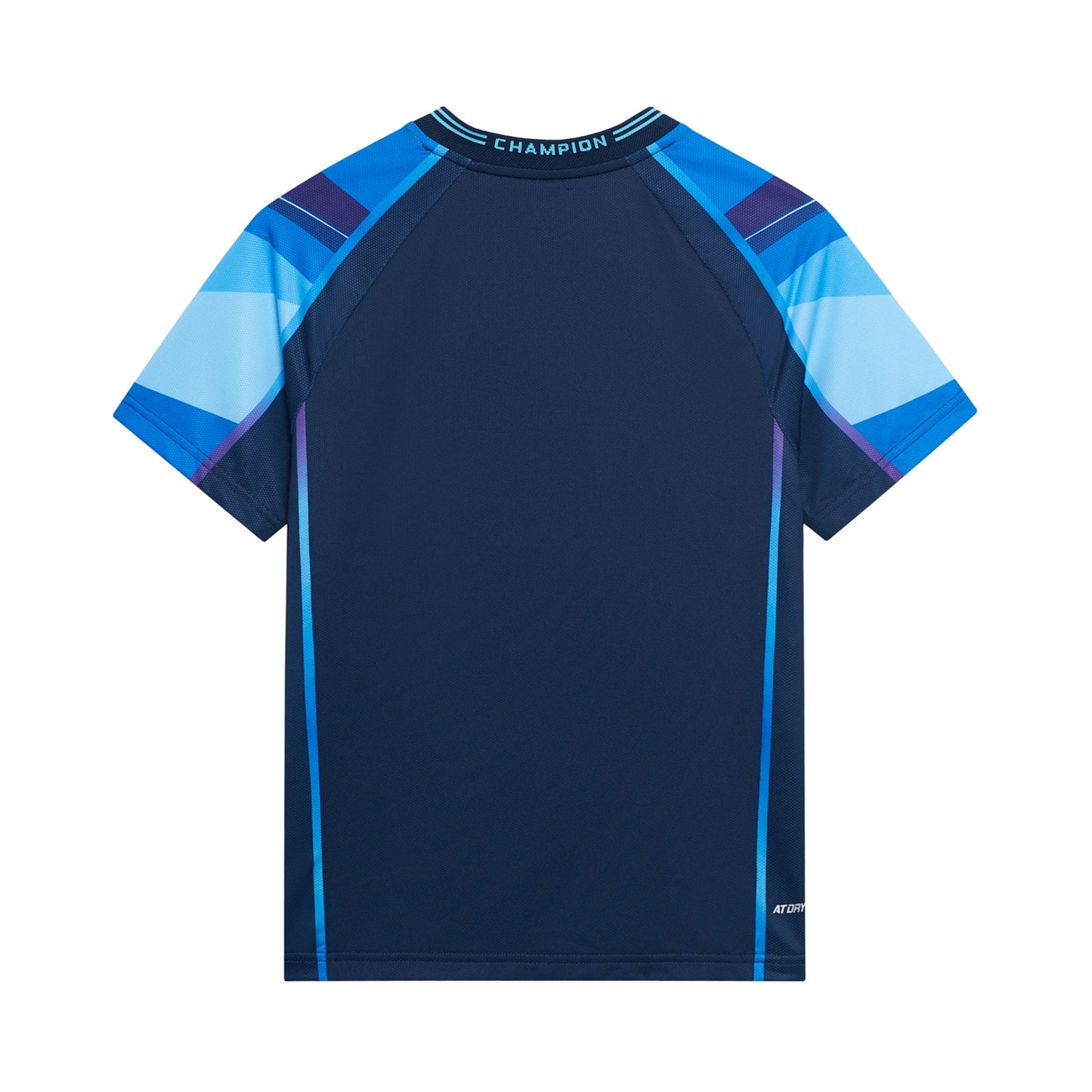 Tabletennis Kids National Team Competition-Shirt "Champion" - lightblue-turqouise-blue - AAYT034-2