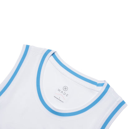 Unisex Basketball-Competition Top "Wade-Style" weiß - AAYT051-4