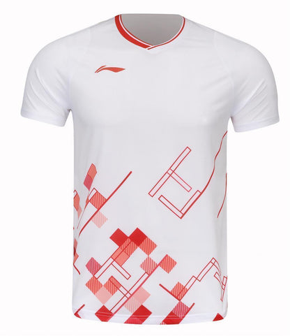 Unisex Competition Shirt "China Youth Team" Fan-Edition White-Red - AAYT057-1