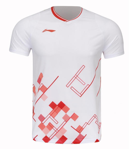Unisex Competition Shirt "China Youth Team" Fan-Edition White-Red - AAYT057-1