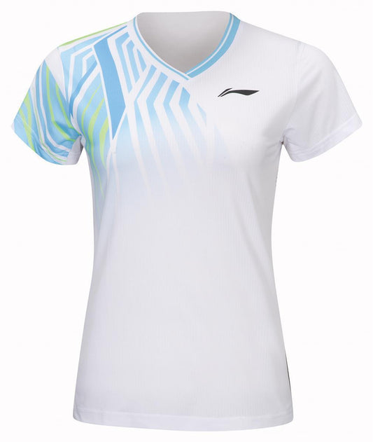 Women Team sport shirt "Jungle" white - AAYT058-5