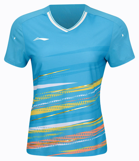 Damen Wettkampfshirt "International Teams SPEED" - hellblau - AAYT576-5