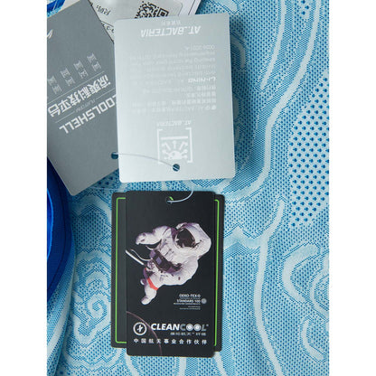 Tabletennis Unisex Team Competition-Shirt 'Classic Armour' - cristal-blue - AAYU199-3