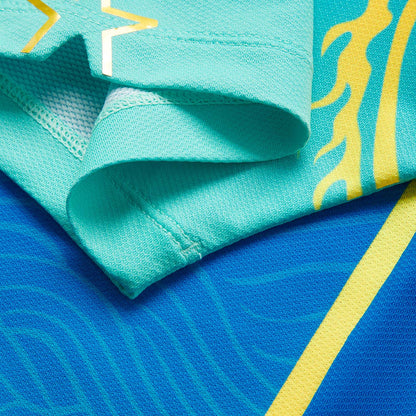 Tabletennis Unisex Team Competition-Shirt 'Classic Armour' - cristal-blue - AAYU199-3