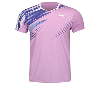 Men Competition shirt "National Teams" Lines - light purple - AAYV025-4