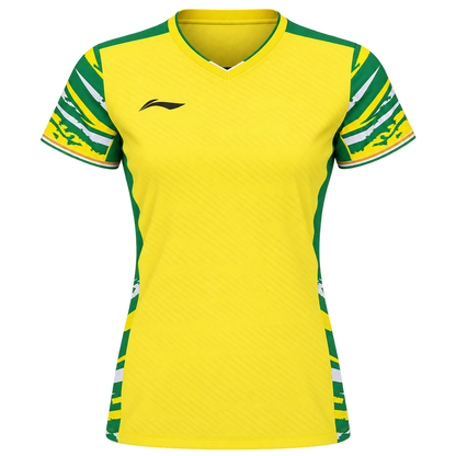 Damen Wettkampfshirt "International Teams Ocean"  - gelb - AAYV056-2