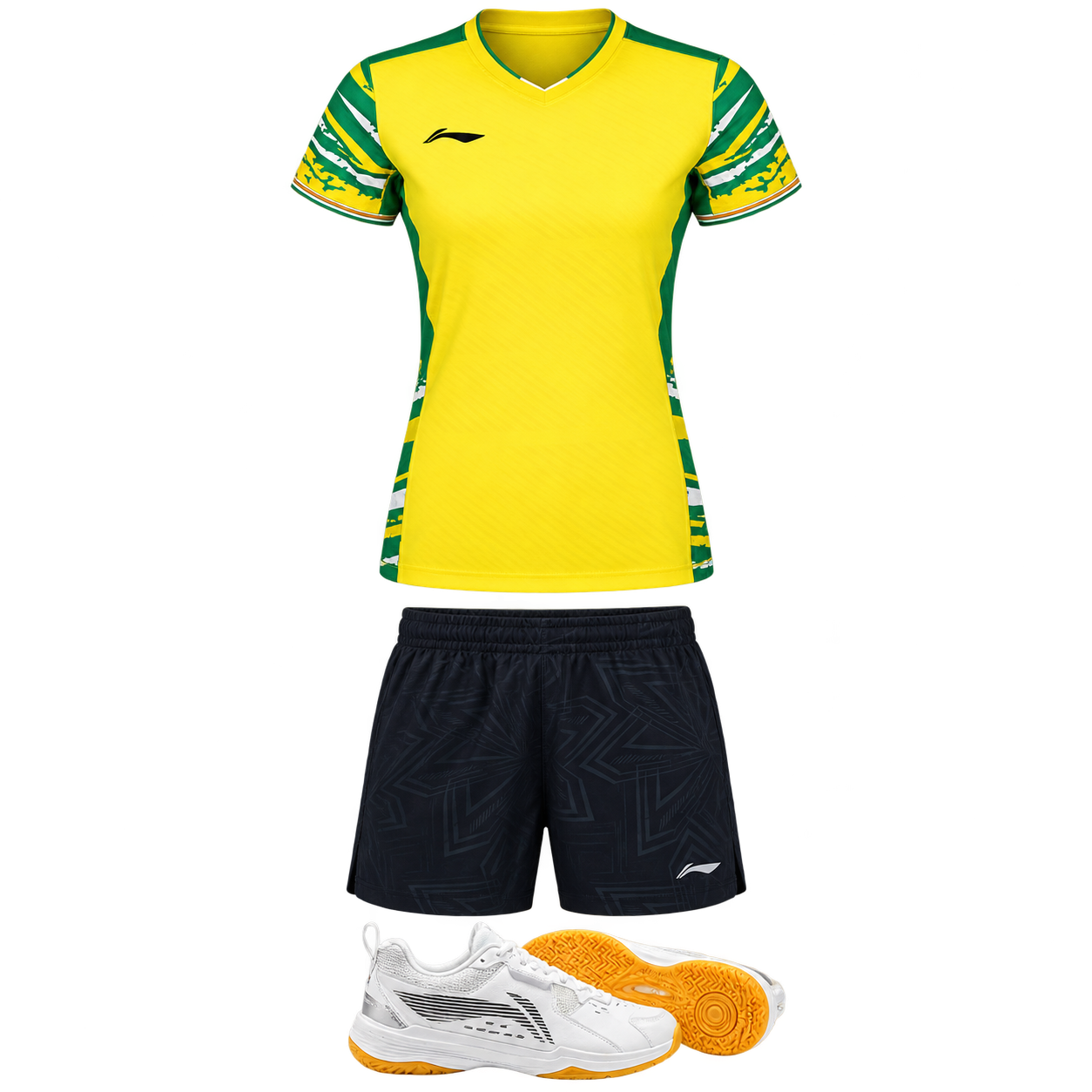 Damen Wettkampfshirt "International Teams Ocean"  - gelb - AAYV056-2