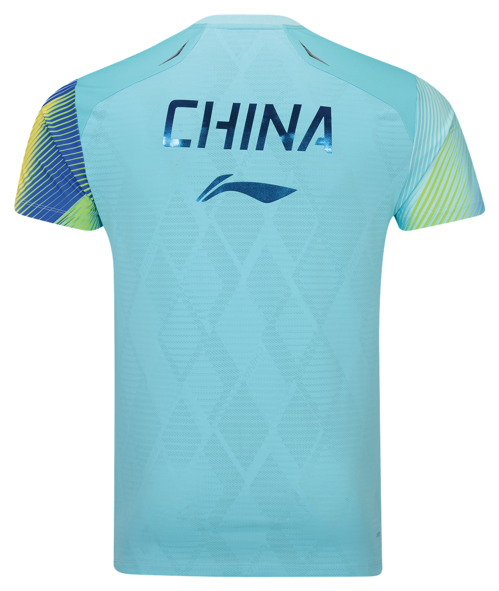 Tabletennis China National-Team Competitionshirt 2026 turquoise - AAYW137-2