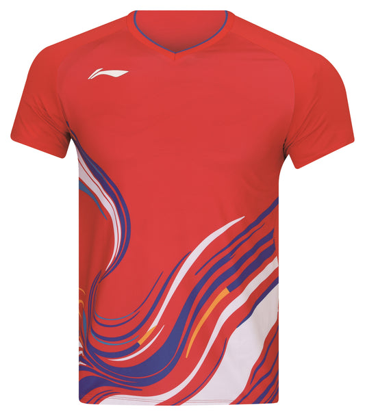 Unisex China National Shirt 'Dragon Blaze' 2026 rot - AAYW045-3