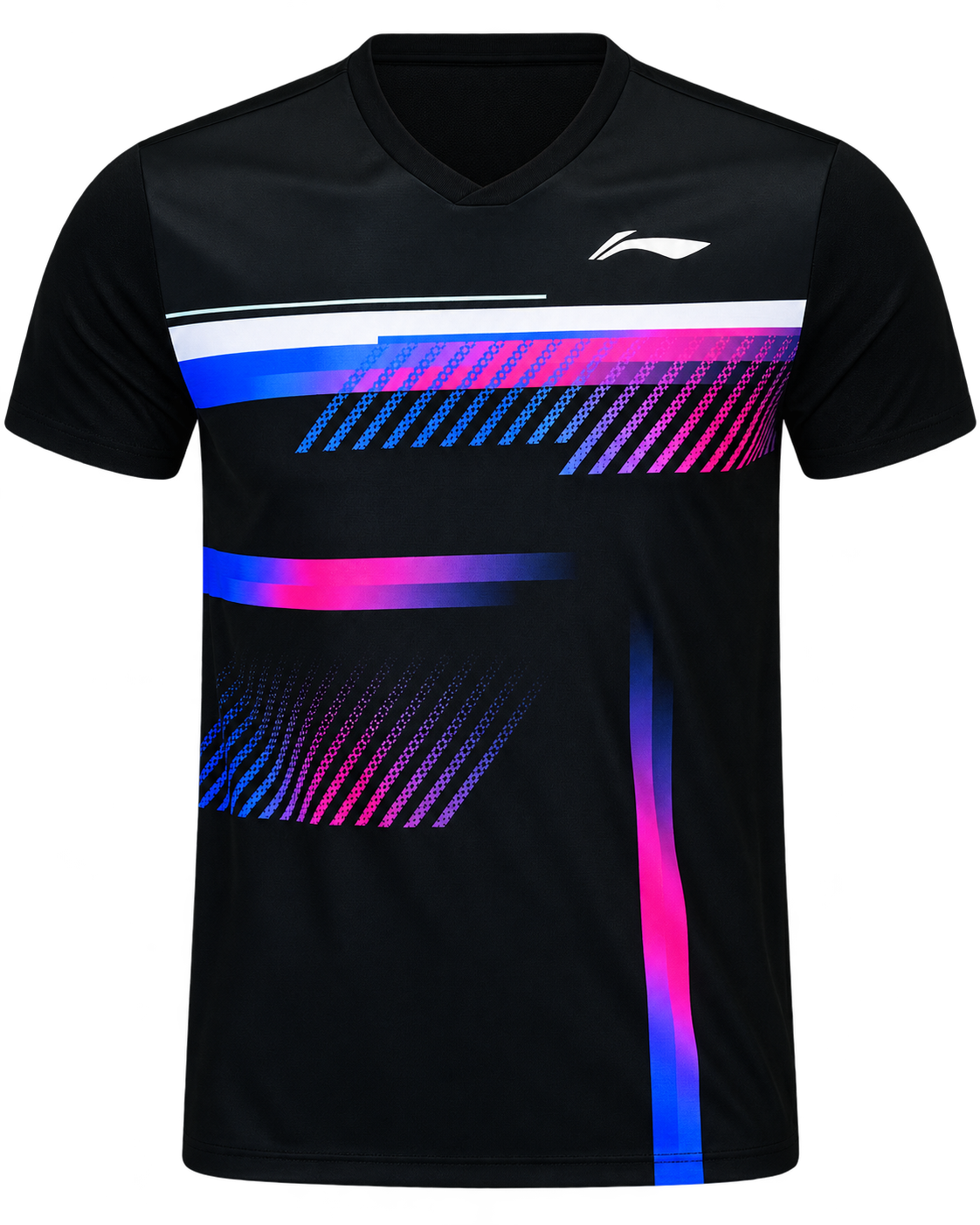 Li-Ning Herren Sportshirt schwarz AAYW063-1