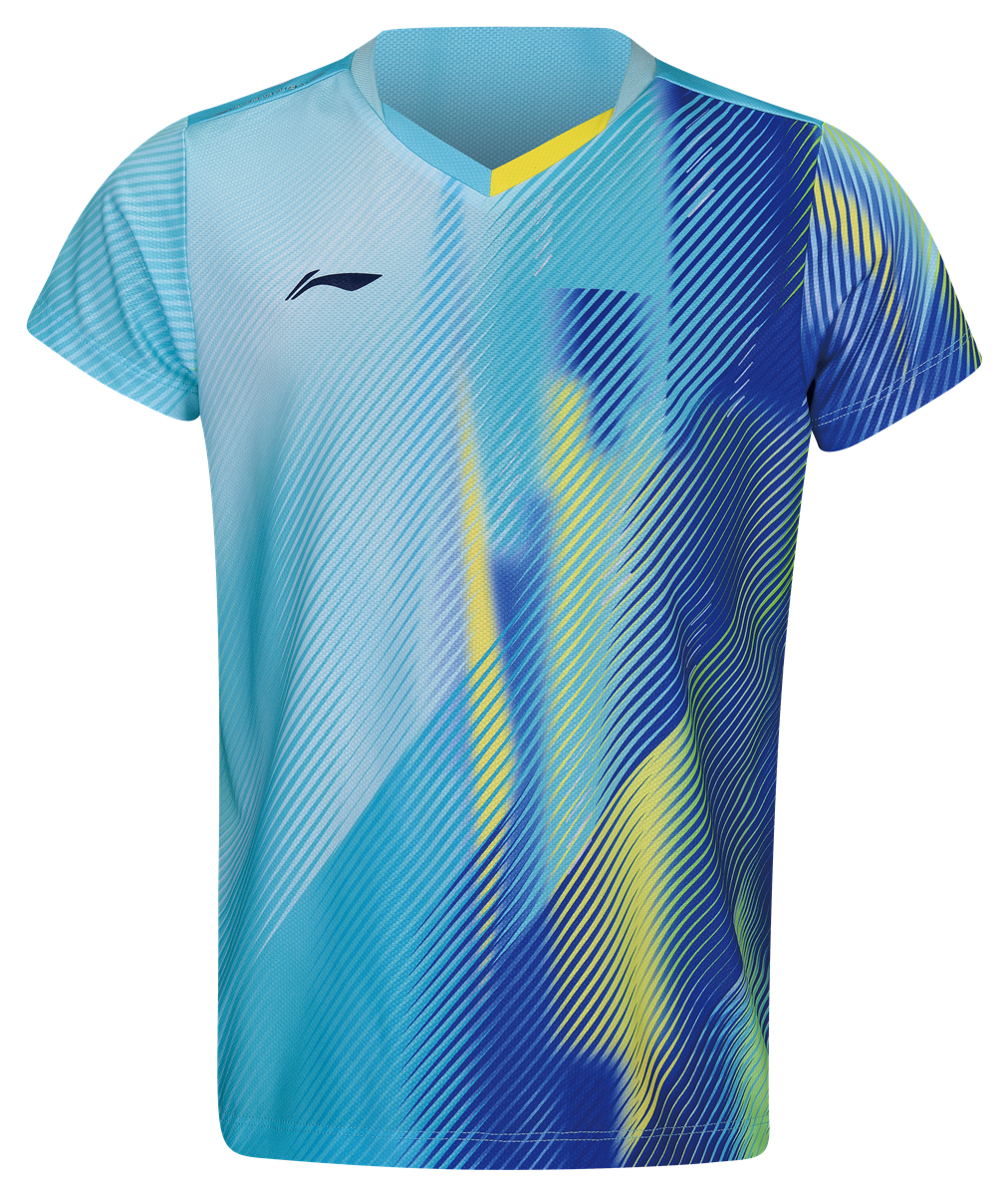 Kinder National-Team 2026 Wettkampftrikot - türkis - AAYW092-2