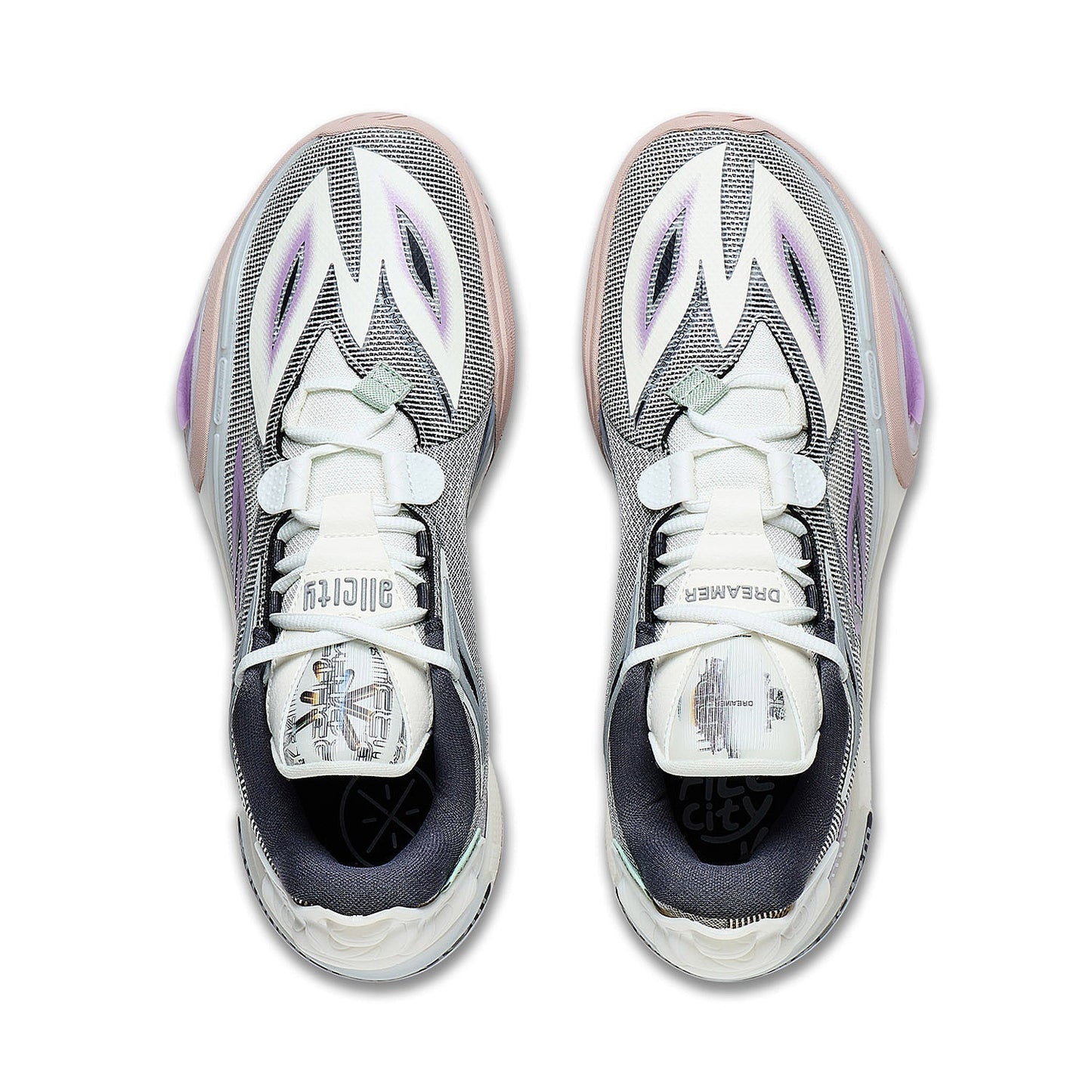 Basketball shoe Wade All City 11 V2 "Dreamer" - white - ABAT093-3