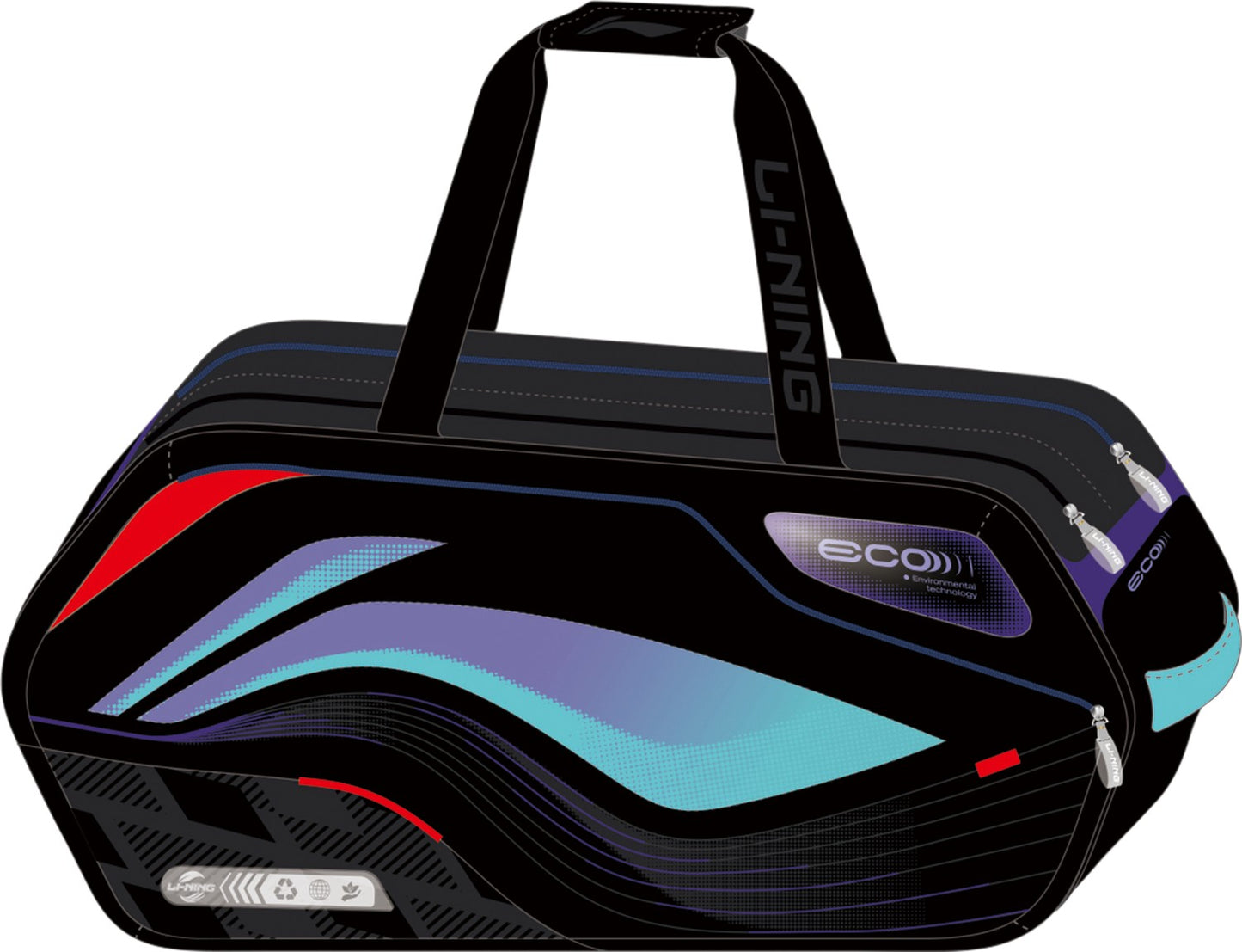 Sportsbag "Int. Teams Hexagon" black - ABJU013-1