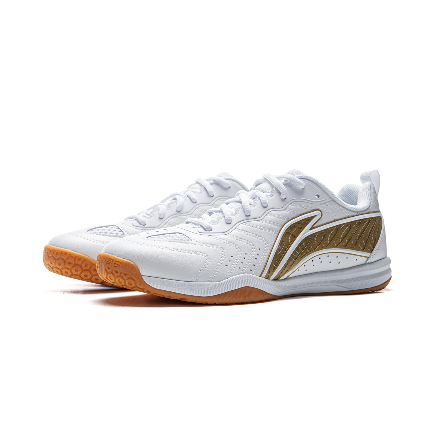 Tischtennis Schuh Hawk Eye 3.0  - weiß/gold - APPV003-4