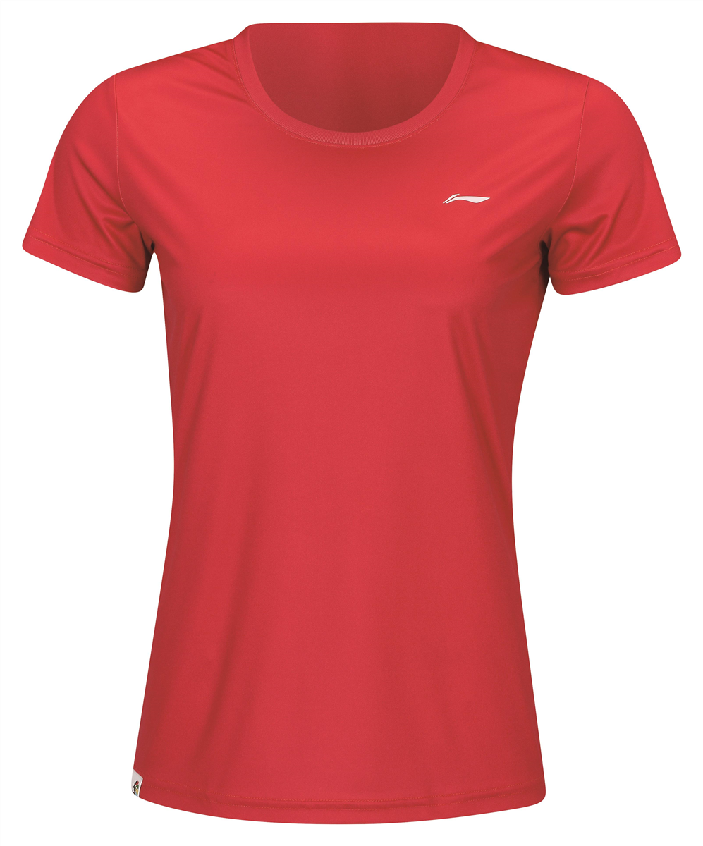 Damen Sport-Shirt Team-Line rot - AHSR792-4