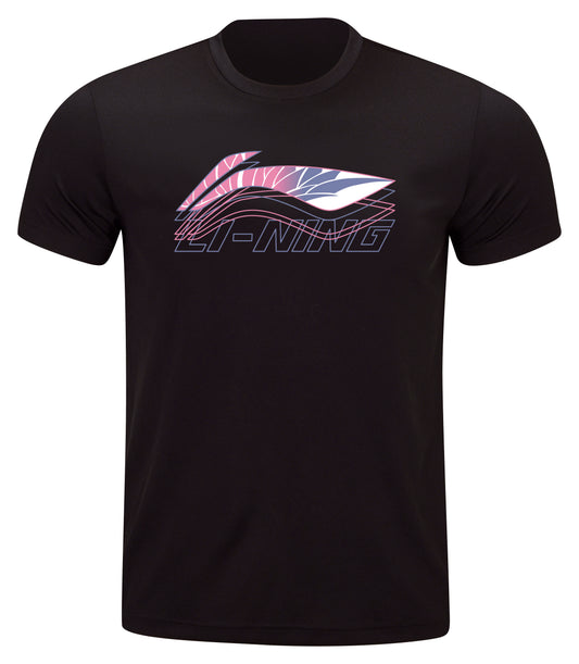Unisex Sport-Shirt Logo-Color - Schwarz - AHST349-2