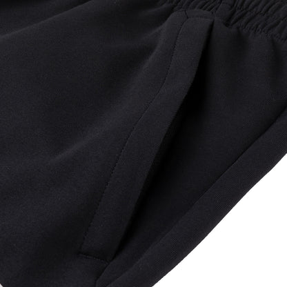 Herren lange Trainingshose schwarz - AKLQ471-1