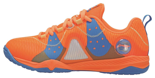 Professional Men Table Tennis Shoe Mountains - Orange-Blue - APPR017-2
