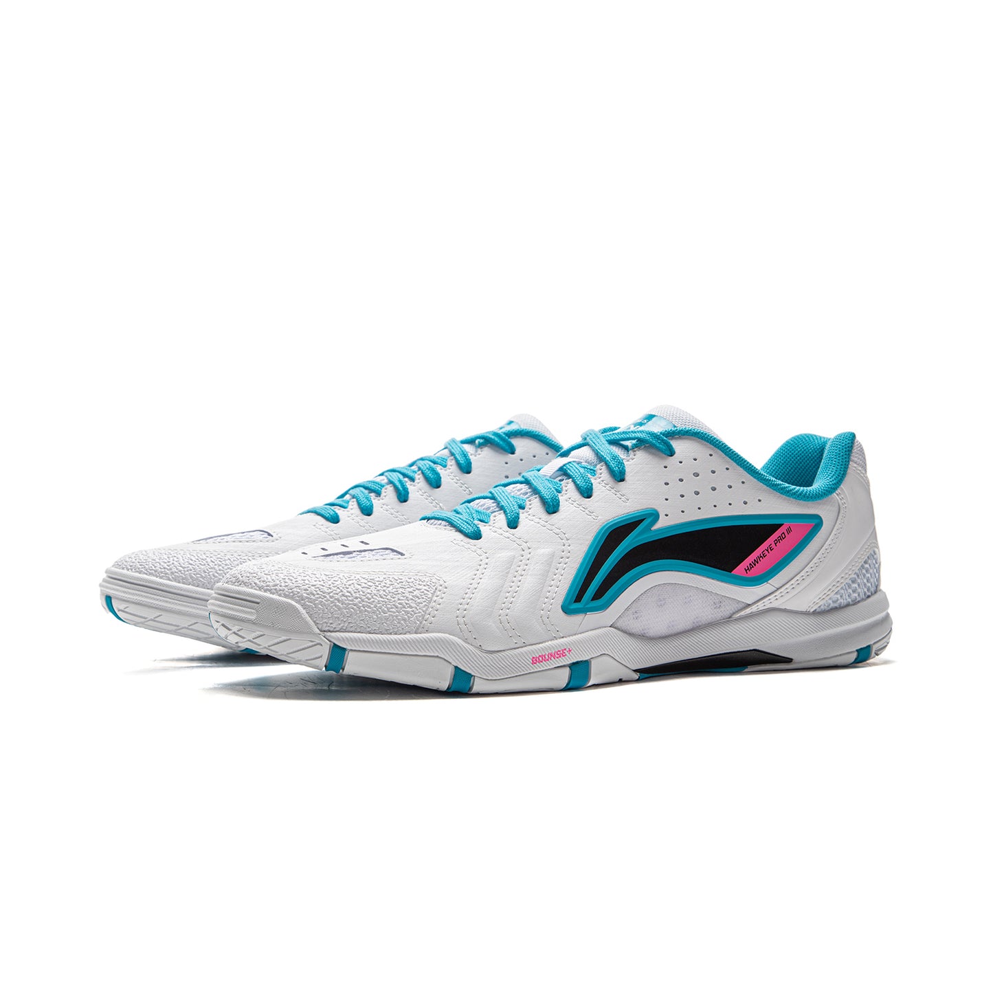 Tabletennis Shoe Hawk Eye 3.0 Pro - white/lightblue - APPV005-2
