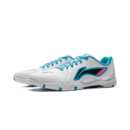Tabletennis Shoe Hawk Eye 3.0 Pro - white/lightblue - APPV005-2