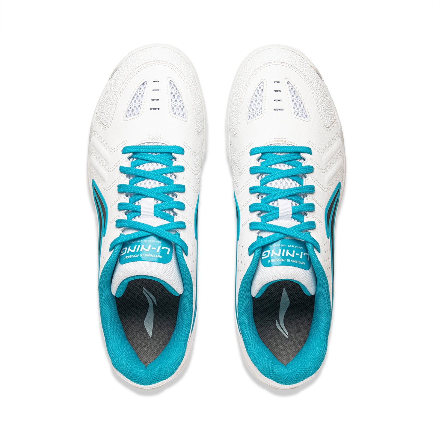Tabletennis Shoe Hawk Eye 3.0 Pro - white/lightblue - APPV005-2