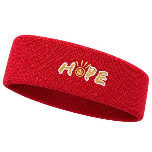 Wang Chuqin 'Hope' Stirnband - rot - AQAU043-4