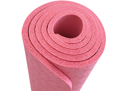 Yoga- und Gymnastikmatte pink 185*80*1cm AQDE028-2