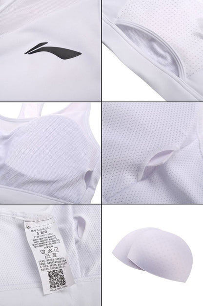 AUBN036-3 Sports Bra White