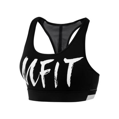 Sport BH Medium "LN FIT" schwarz - AUBQ076-1
