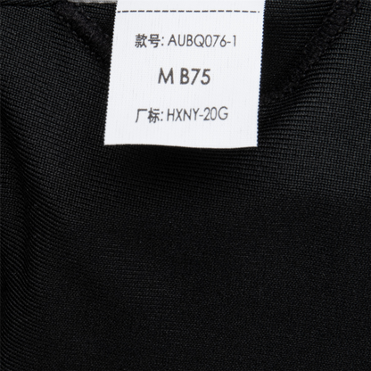 Sport BH Medium "LN FIT" schwarz - AUBQ076-1