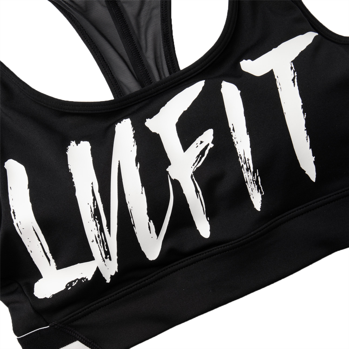 Sport BH Medium "LN FIT" schwarz - AUBQ076-1