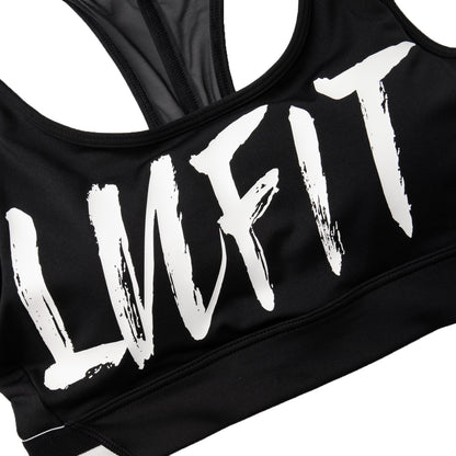 Medium Support SportBH "LN FIT" schwarz - AUBQ076-1