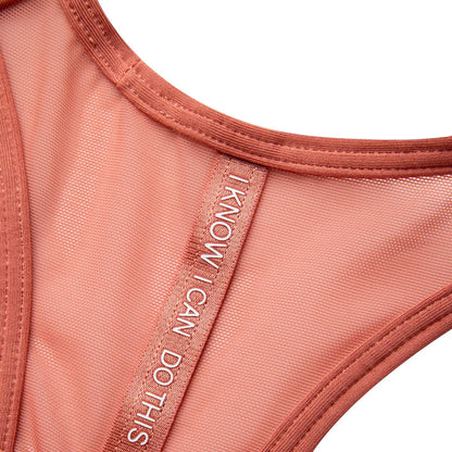 Sport BH "LN FIT" Medium wüstenrose - AUBQ076-2