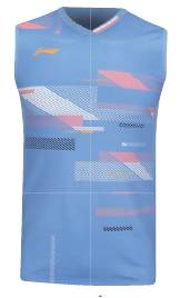 Men's sports tank top "Internationakl Players" Fighter -blue - AVSV021-4