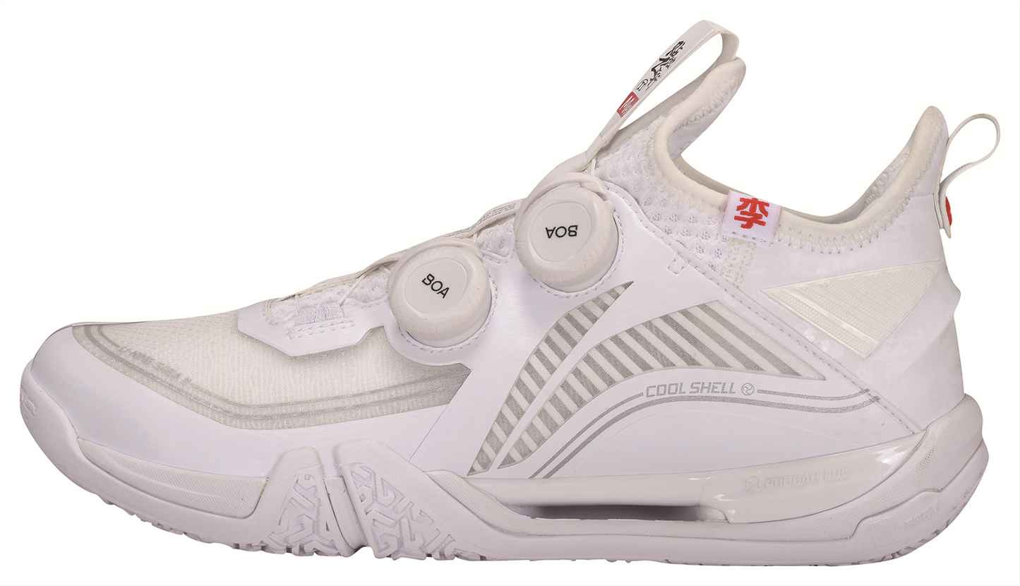 Unisex Badmintonshoe Unisex Saga 2 BOA Max - white - AYAT001-1