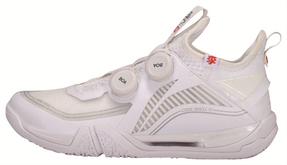Unisex Badmintonshoe Unisex Saga 2 BOA Max - white - AYAT001-1