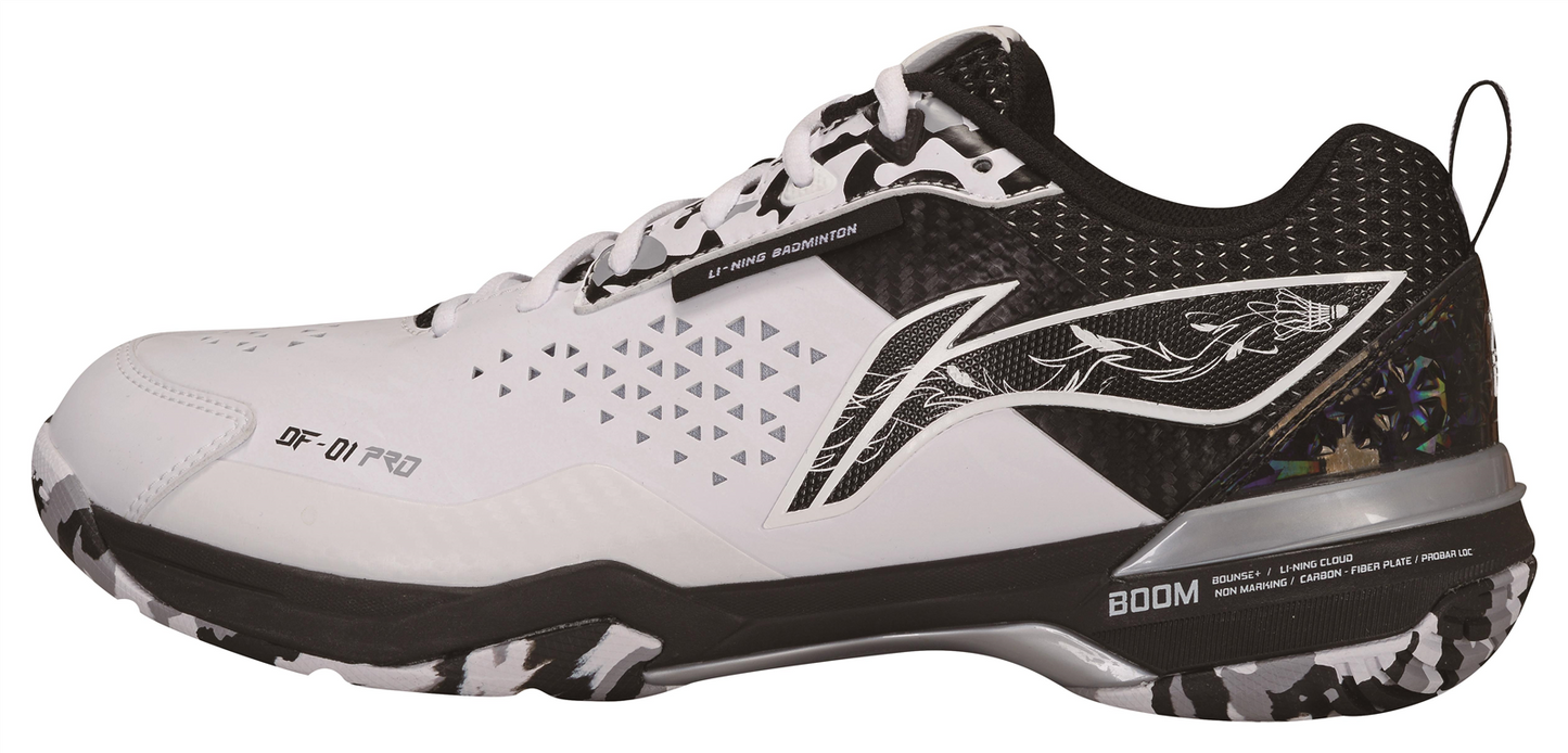 Unisex Badminton Shoe "Blade Pro" White/Black - AYAT005-3