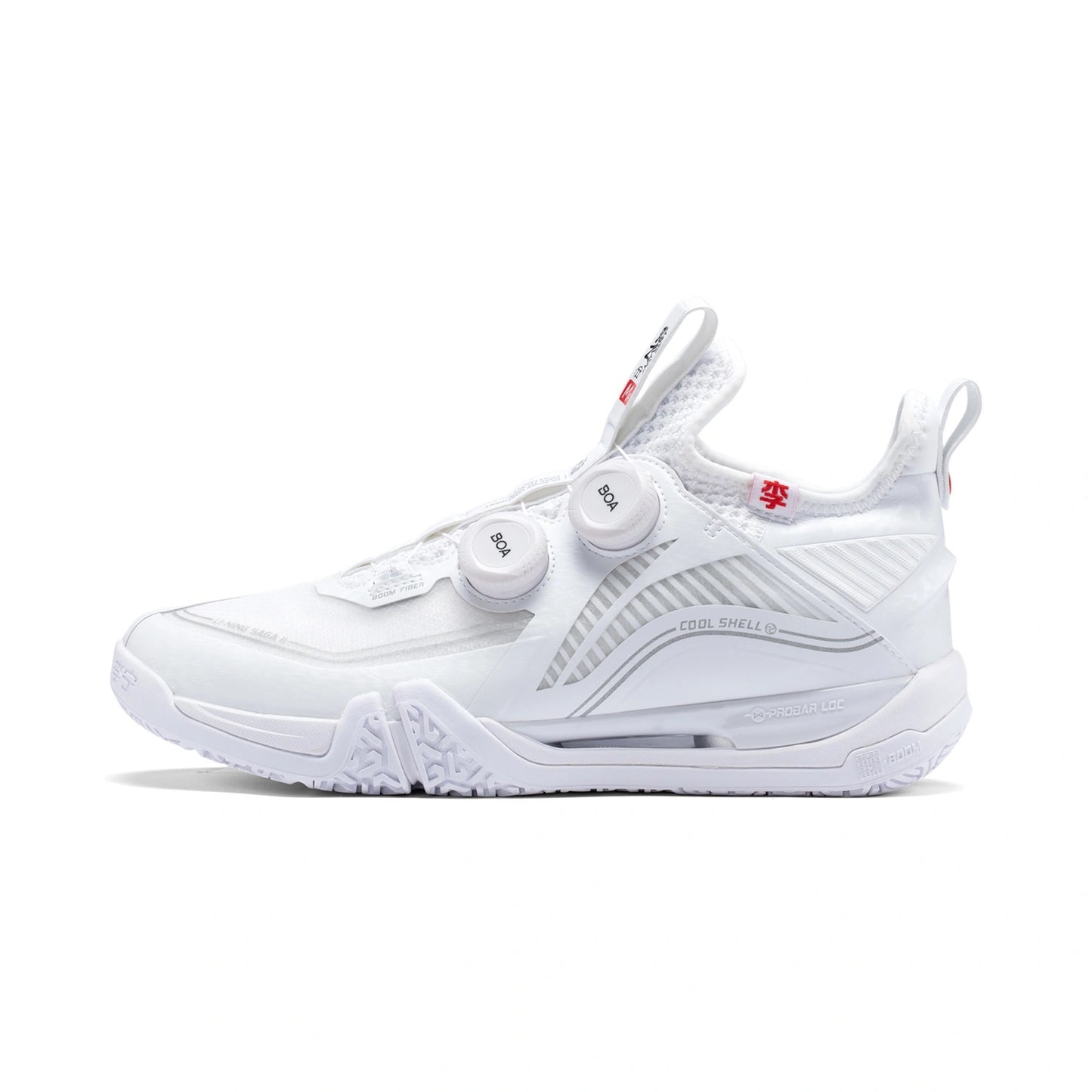 Unisex Badmintonshoe Unisex Saga 2 BOA Max - white - AYAT001-1