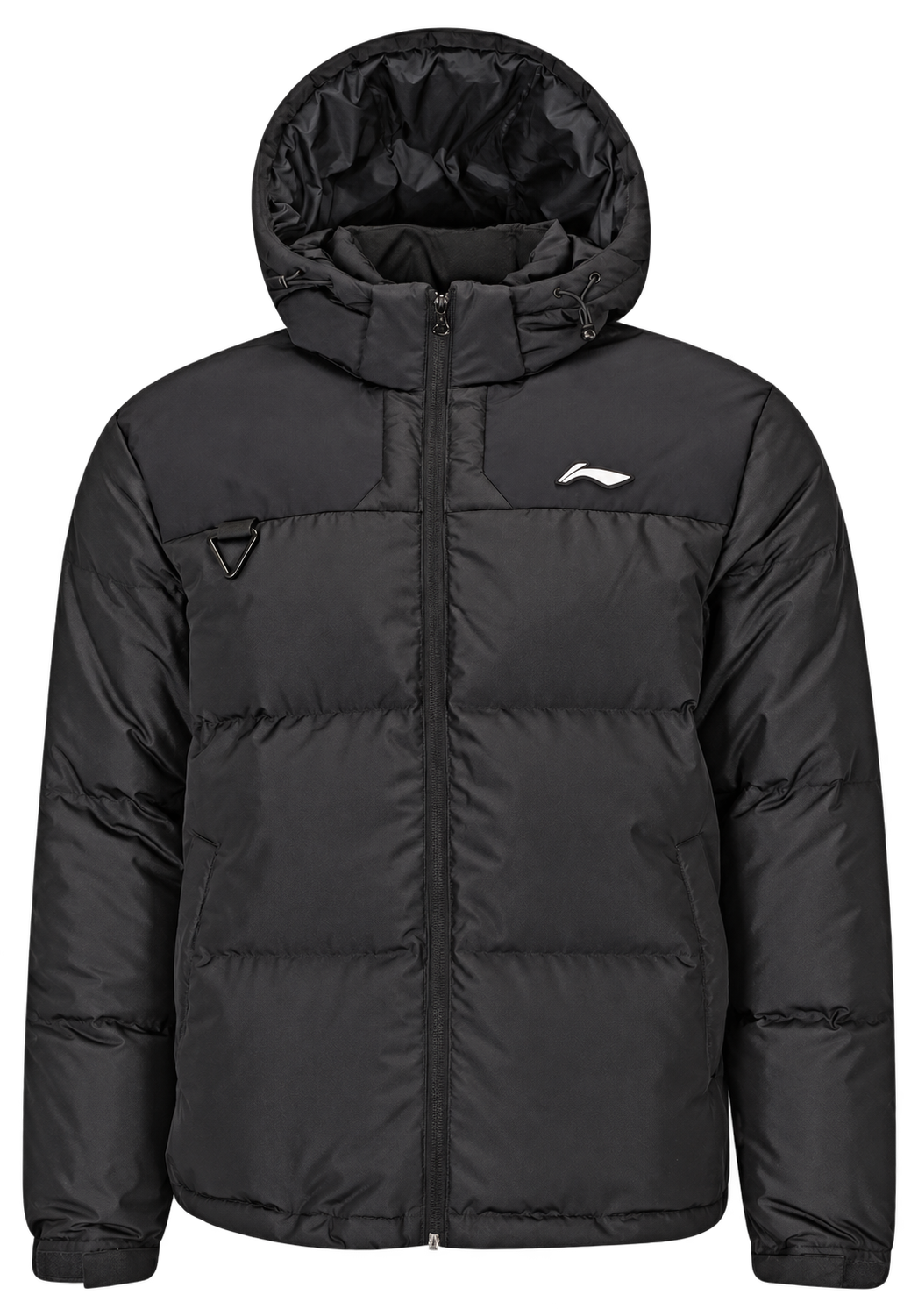 Herren Outdoor Daunenjacke schwarz mit Kapuze- AYMS213-1