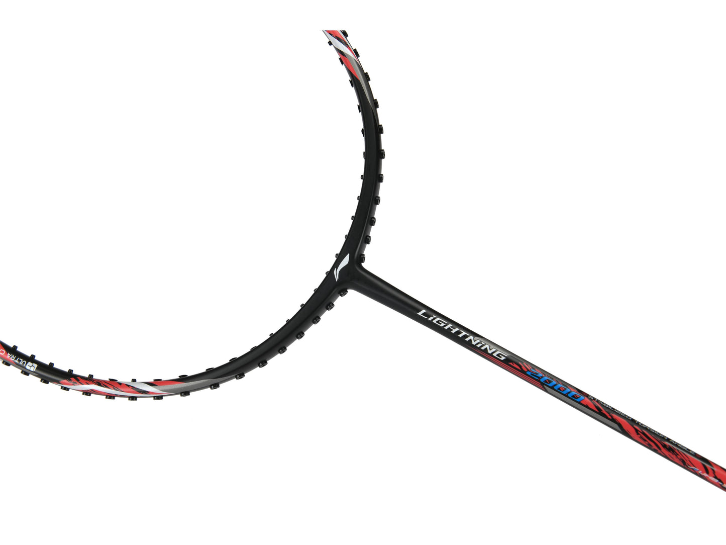 Lightning 2000 Badminton Racket Red-Black String - AYPR010-3