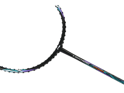 Badmintonschläger Lightning 2000 bespannt Schwarz-Grün - AYPR012-3