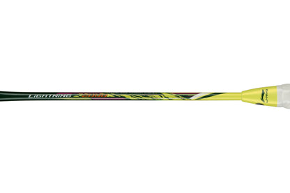 Badmintonschläger Lightning 2000 bespannt Gelb-Grün - AYPR014-3