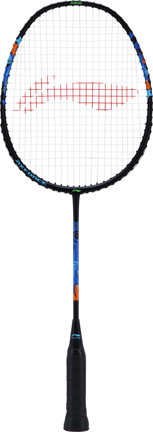 Badmintonschläger AXFORCE KIDS  strung black - AYPS089-1