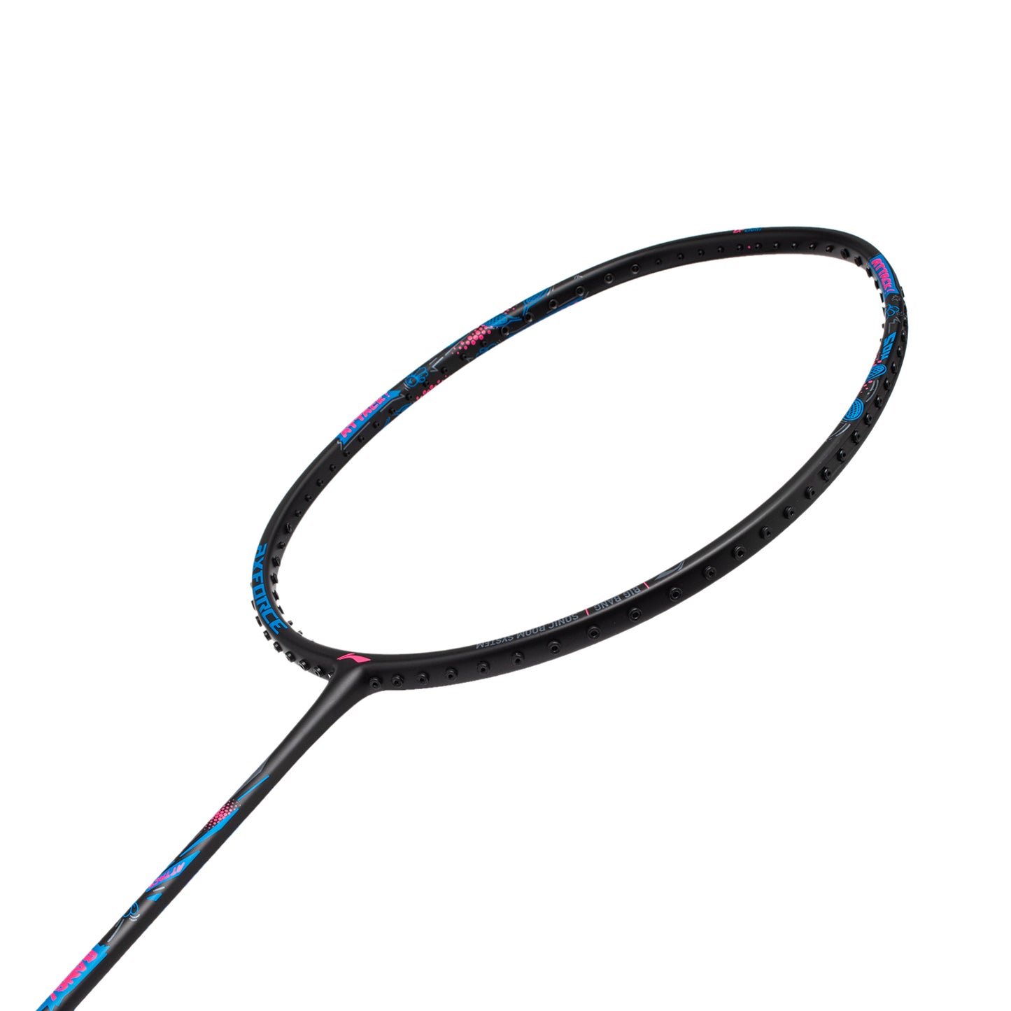 Badmintonracket AXFORCE BIGBANG (7U) Black - unstrung - AYPS273-1