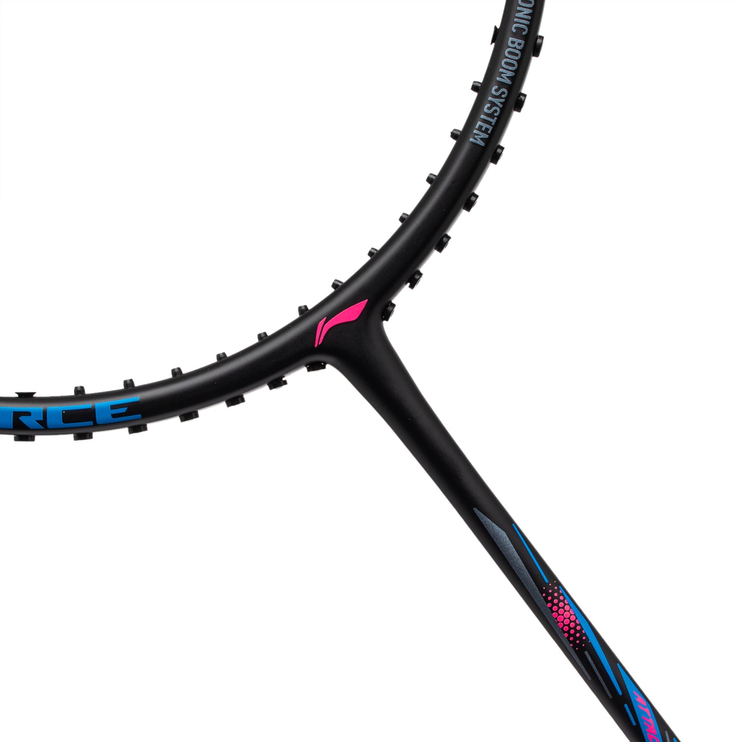 Badmintonracket AXFORCE BIGBANG (7U) Black - unstrung - AYPS273-1