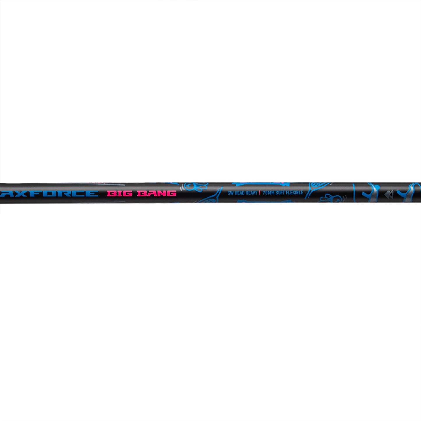 Badmintonracket AXFORCE BIGBANG (7U) Black - unstrung - AYPS273-1