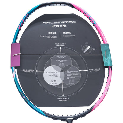 Badmintonracket HalberTec 8000 (3U) Green/Pink - unstrung  - AYPT369-3